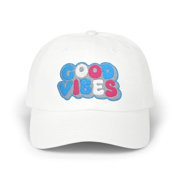 Dad Cap 8211 Classic Cotton Hat with Antique Brass Buckle Closure Good Vibes Good Vibes Only Comfortable And Stylish Cap Unisex 34