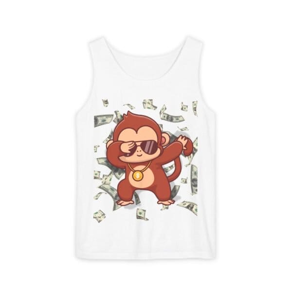 Garment Dyed Tank Top 8211 Sustainable US Cotton 8211 Unisex Fit Men8217s Stylish Tank Top Specially Made Money Rolling Variant 61