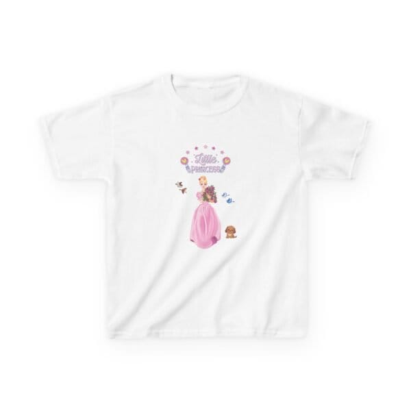 Kids T Shirt Soft 100 Cotton Classic Fit Tee 8211 Everyday Comfort for Girls Little Princess Cute 55
