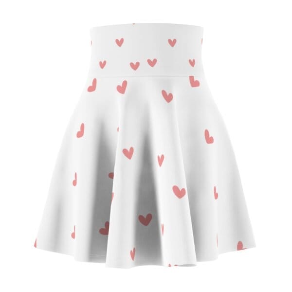 Skater Heart Skirt for Women 8211 Chic and Comfortable Perfect for Casual Wear and Parties Cute Skirt Pink And White Skirt Elegant And Sophisticated 3