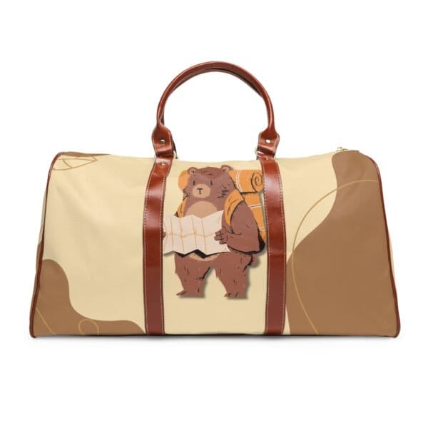 Travel Bag Spacious Bag For Your Next Trip Stylish And Durable Cute Traveling Bear Bag Strong And Sturdy Adjustable Shoulder Strap 2