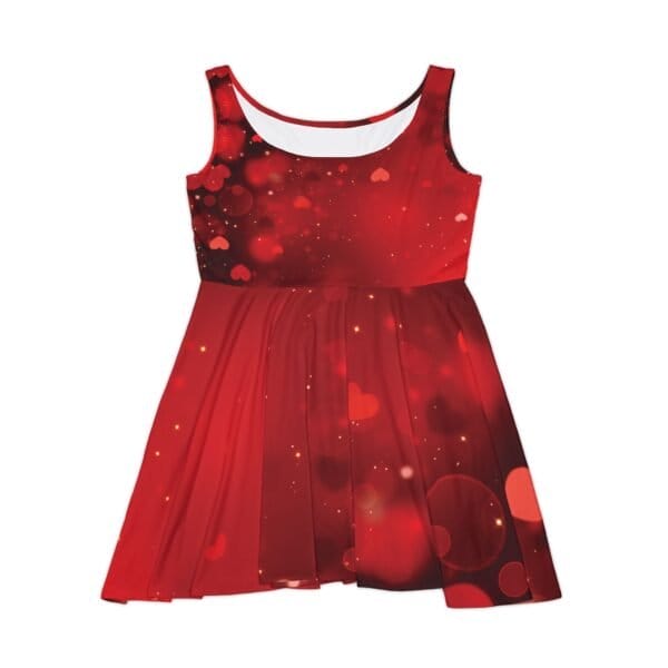 Valentine8217s Day Dress Red Hearts Dress Valentine8217s Day Gift Skater Dress Women8217s Fashion Romantic Lovely 3